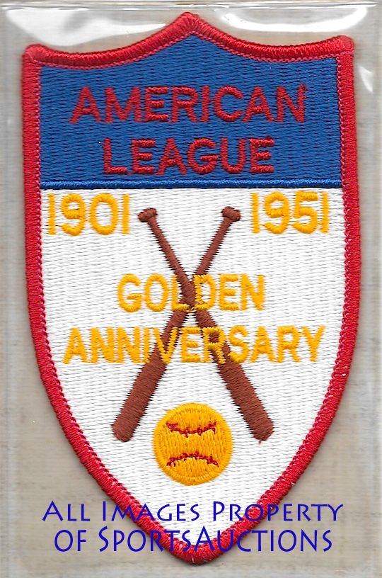 1951 AMERICAN LEAGUE GOLDEN ANNIVERSARY COOPERSTOWN COLLECTION